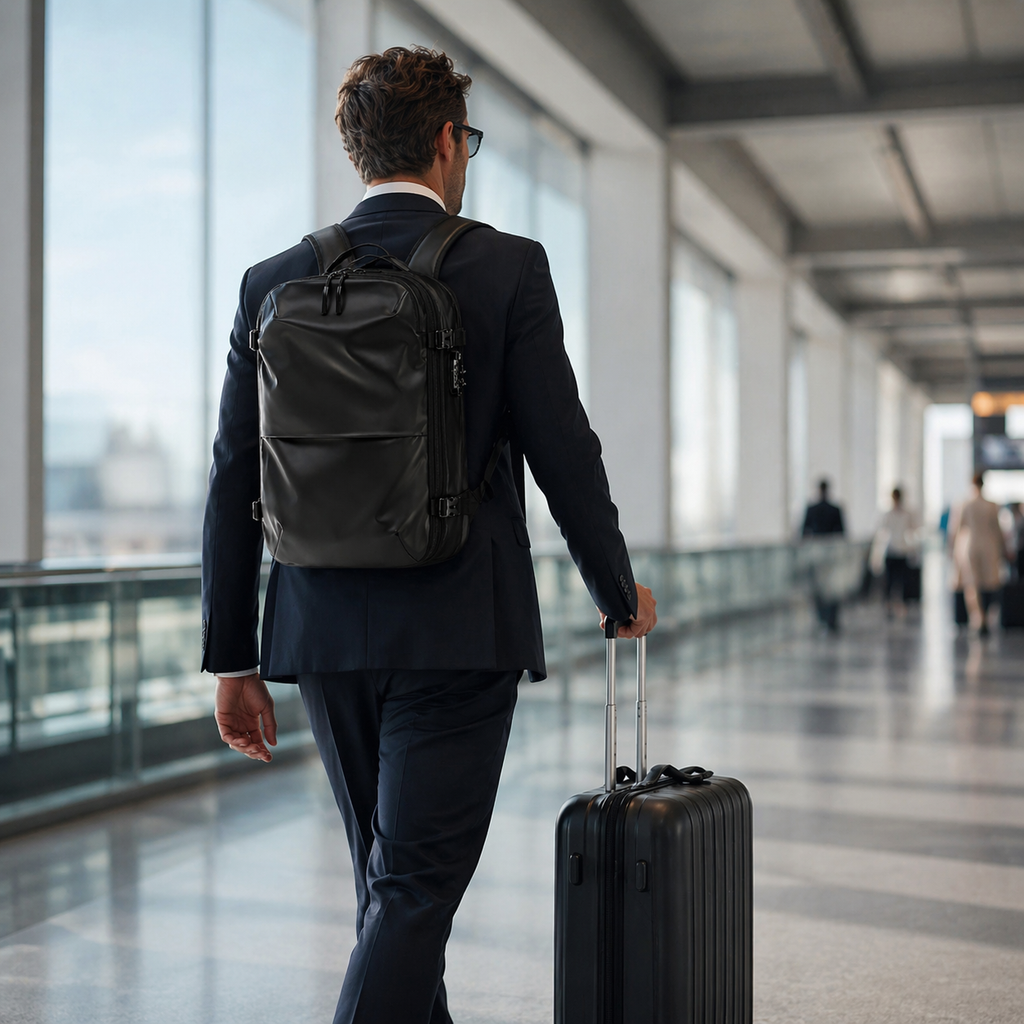 Sac à dos de voyage extensible avec compression sous vide - grande capacité cabine - Elite Bag